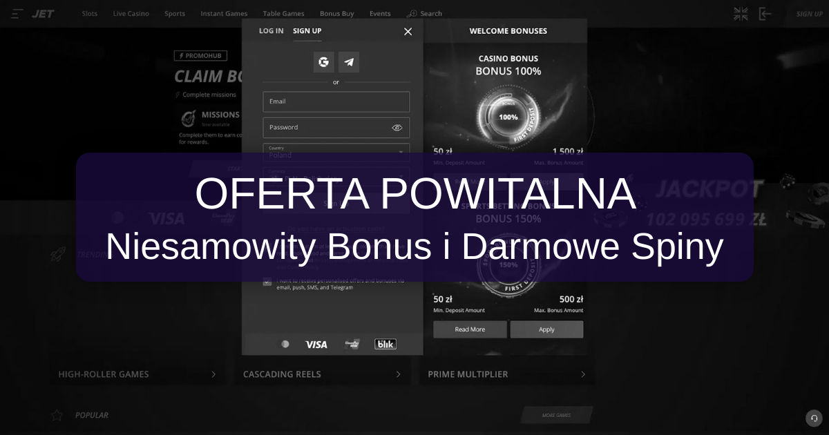 Jet Casino - Oficjalna Strona Kasyna Online